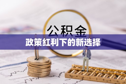 绥德政策红利下的新选择